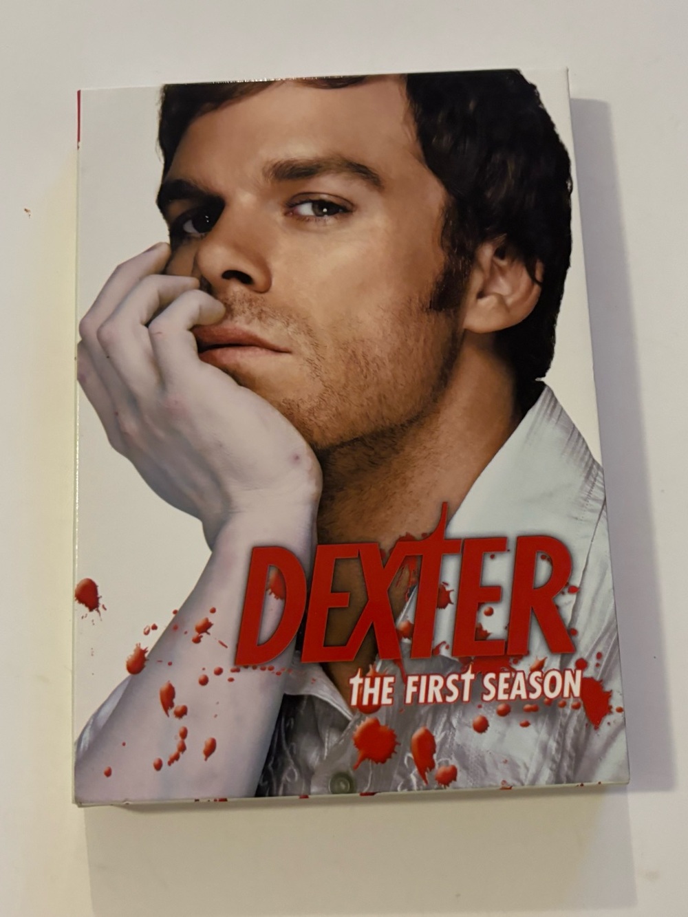 Dexter DVD Set with White and Red Disc Art